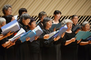 合唱（ハインリヒ・シュッツ合唱団・東京）のみなさん