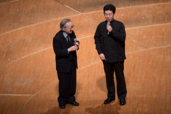【写真】ご来場くださった松平さんが、舞台に上がってトークにご参加くださいました。